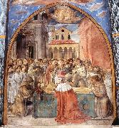 GOZZOLI, Benozzo Scenes from the Life of St Francis (Scene 12, south wall) dfhg oil painting